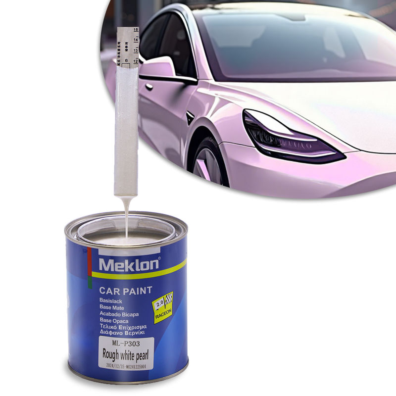 Wysokiej Solid Auto Refinish 1K grubo biały lakier perłowy wysokiego połysku Jasny system mieszania powłoki Żywica Liquid Coating Spray Factory