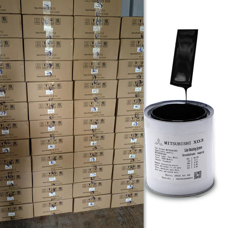 MK105 Dostosowywalny kolor Midnight Obsidian OEM Ultra Black Farba samochodowa