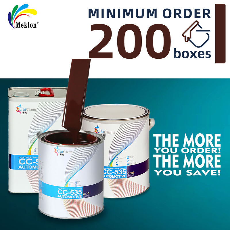Przyjazna środowisku, niskiej zawartości VOC, brązowa farba samochodowa o wysokim połysku i odporności na promieniowanie UV