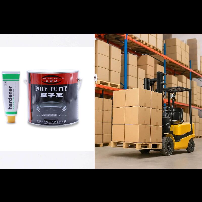 Wysokowydajna powłoka poliestrowa szpachla 1k do wypełniania, szpachla do detali samochodowych, szpachla do naprawy karoserii