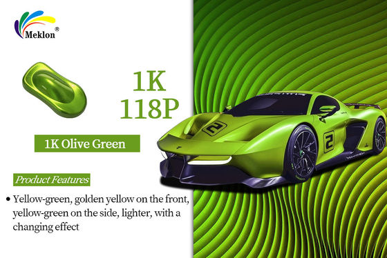 1K Oliver Green Przeciwkorrozyjne Niestandardowe 2K Solid Color Auto Lacki Farba samochodowa