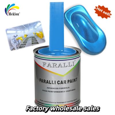 Odporna na wilgoć gotowa mieszana farba samochodowa Sky Blue Anti UV Multi Function