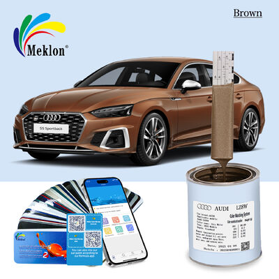 Meklon Auto Coat Audi LZ8W Modele Brązowa gotowa mieszana farba samochodowa