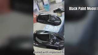 Wyświetlanie efektu modelu czarnej farby