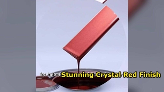 Hurtowa recenzja farby akrylowej X02 Crystal Red Pearl 1L
